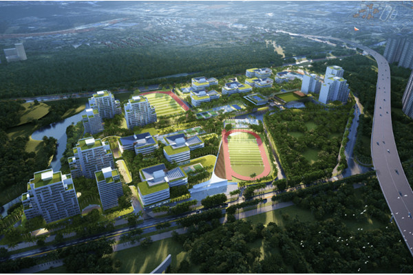 深圳市坪地高中園（建筑面積約29.3萬平方米）
